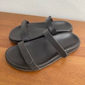 Women's Ancient Greek Sandals, Idra Black, 36